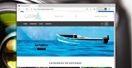 Criar e-commerce - Galeria Henrique Queiroga