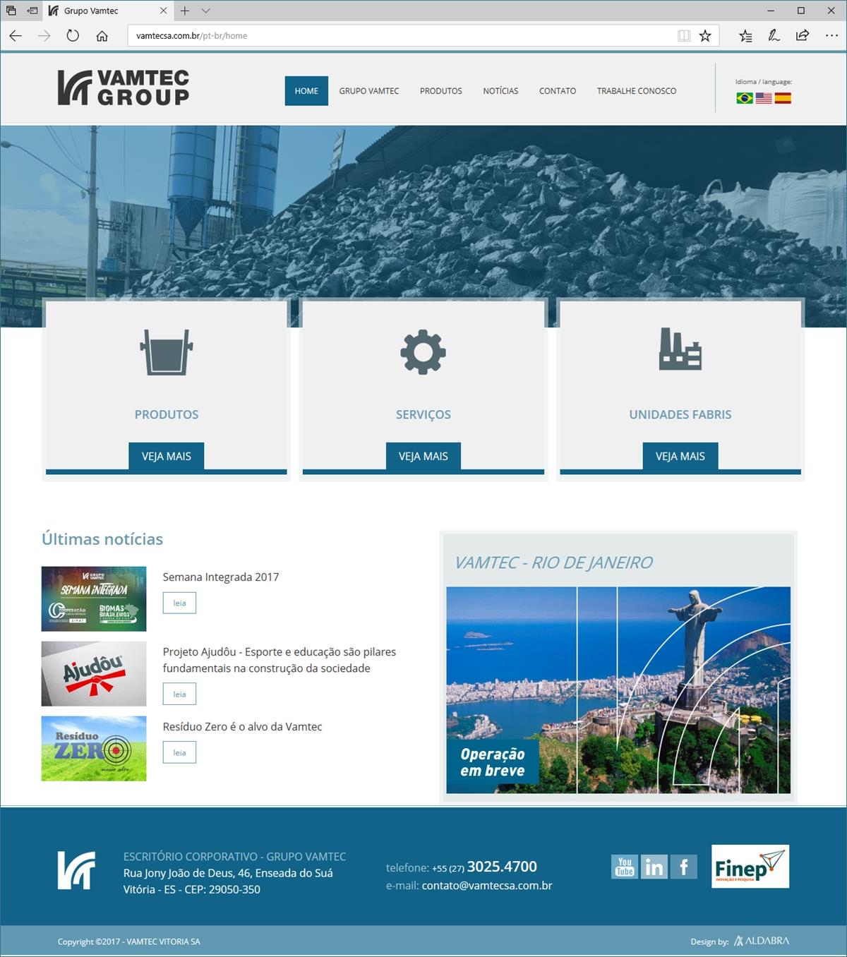 Projetos de Website-development: