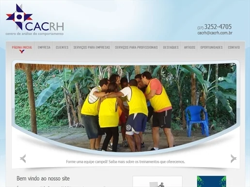 Projetos de Criar site: Página inicial