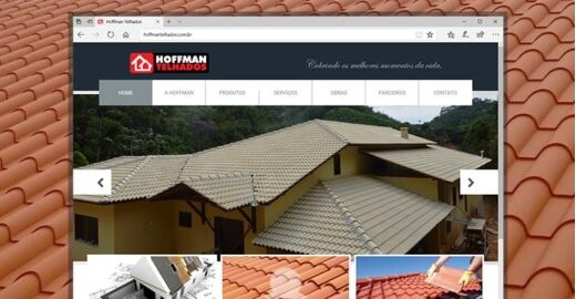 Criar site - Hoffman Telhados
