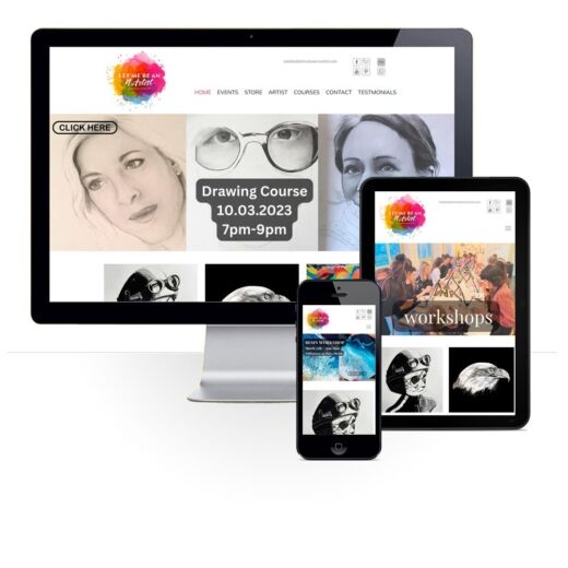 Layout responsivo do projeto de criação de sites: Responsiveness of the website created