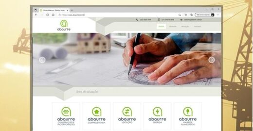 Criar site - Abaurre Grupo