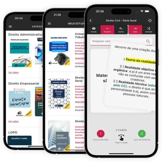 Layout responsivo do projeto de criação de sites: Aplicativo JusCards
