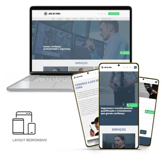 Layout responsivo do projeto de criação de sites: Layout responsivo do site da Le Infance