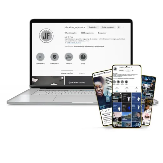 Layout responsivo do projeto de criação de sites: