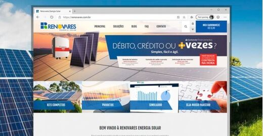 Criar e-commerce - Renovares Energia Solar