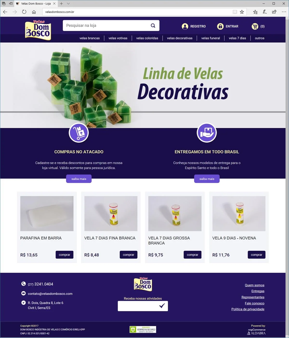 Projetos de Criar e-commerce: