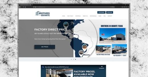 Website-development - Brothers in Granite