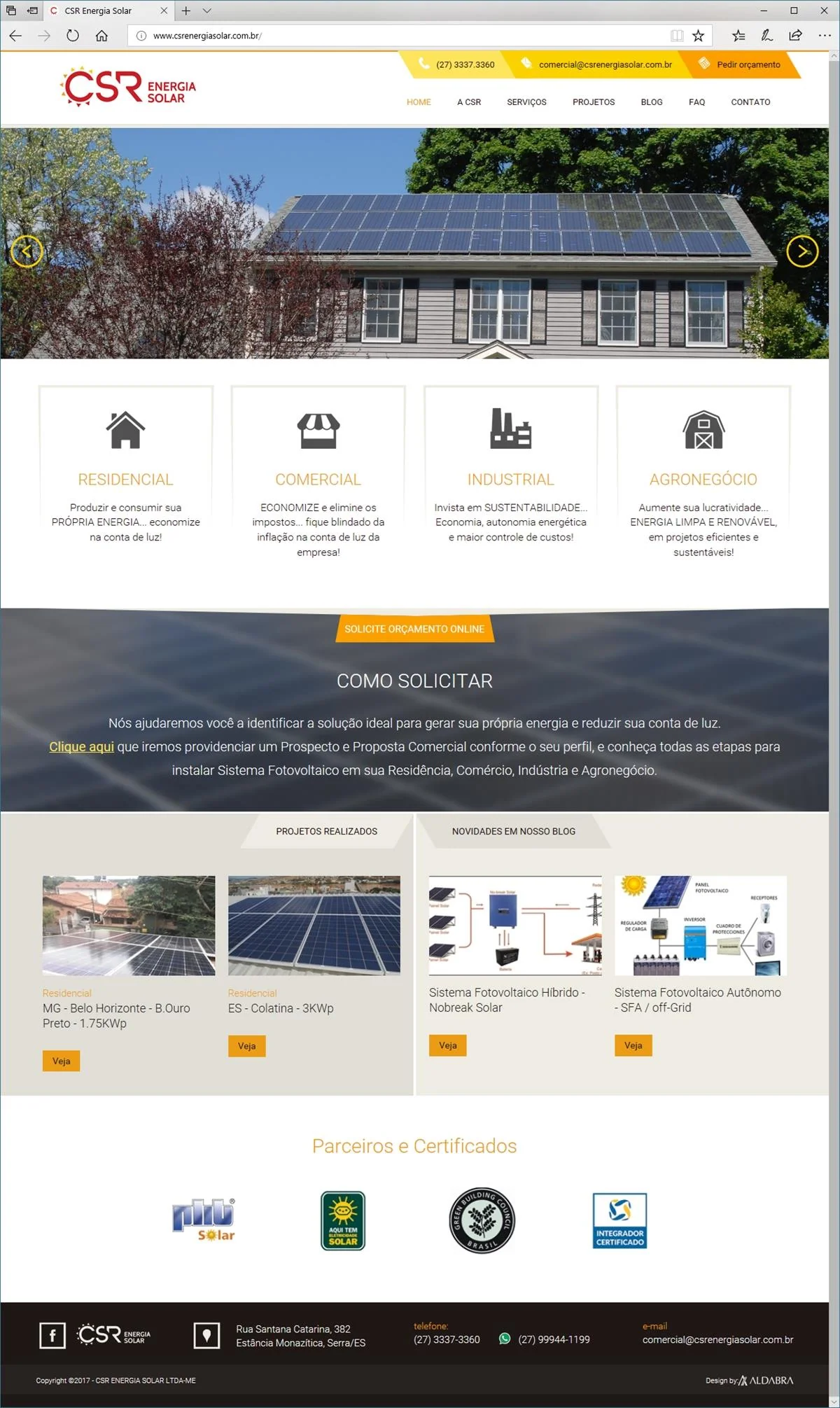 Projetos de Criar site: