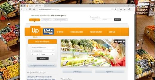 Criar site - Cartão Vale Mais